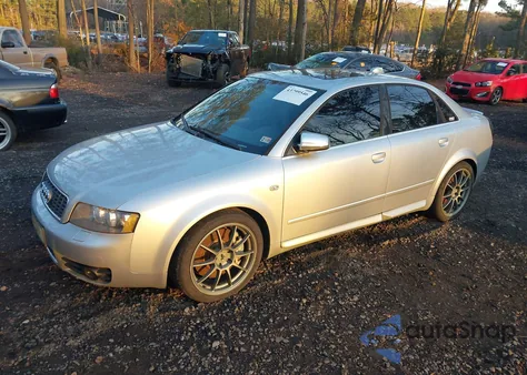 2004 Audi S4 4.2 из США, поврежденный, VIN WAUPL68E54A136307